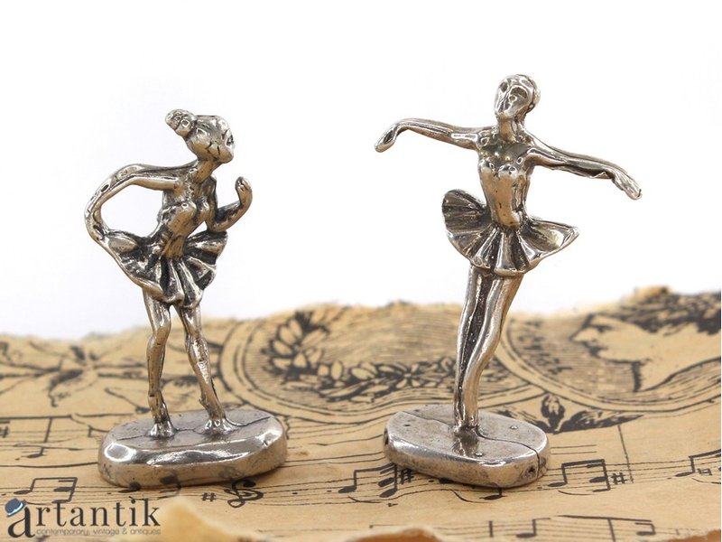 Figurine miniaturale din argint | Balerine