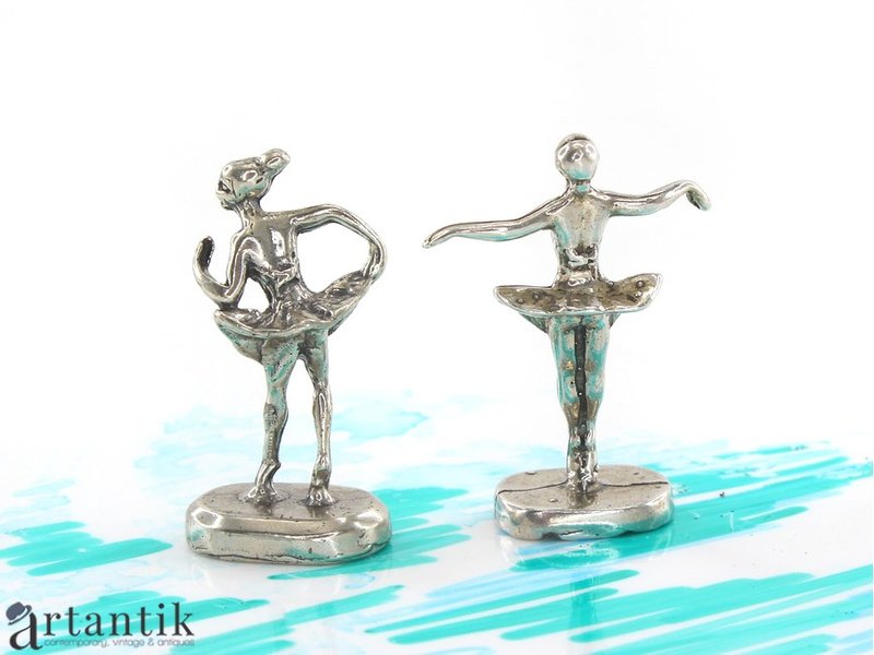 Figurine miniaturale din argint | Balerine